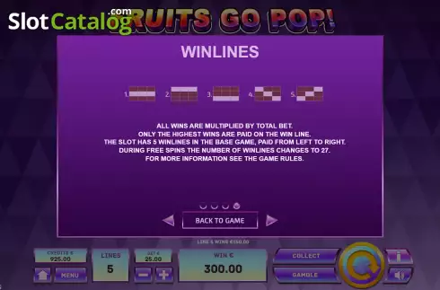 Οθόνη8. Fruits Go Pop Κουλοχέρης