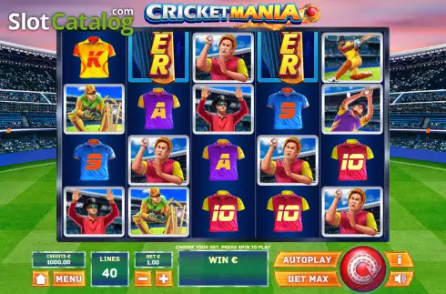 Οθόνη2. Cricket Mania Κουλοχέρης