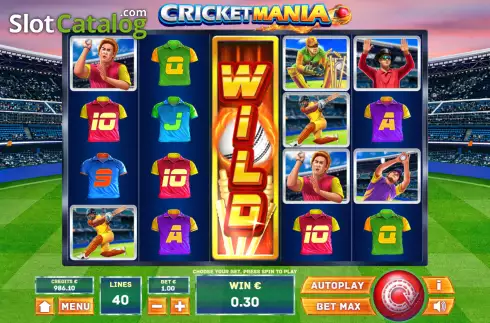 Οθόνη4. Cricket Mania Κουλοχέρης