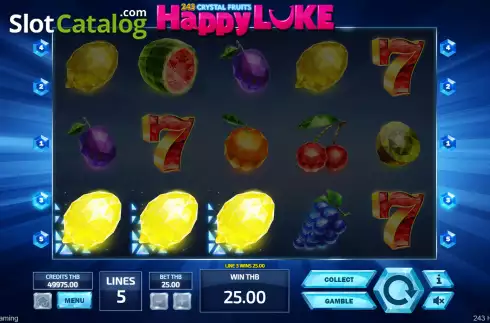 Οθόνη3. 243 Crystal Fruits HappyLuke Κουλοχέρης