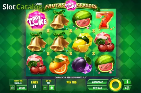 Οθόνη3. 81 Frutas Grandes HappyLuke Κουλοχέρης 