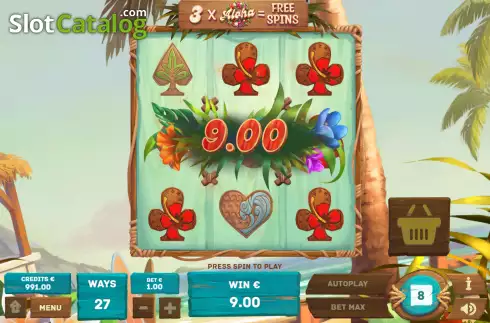 Οθόνη4. Hawaiian Fever Κουλοχέρης