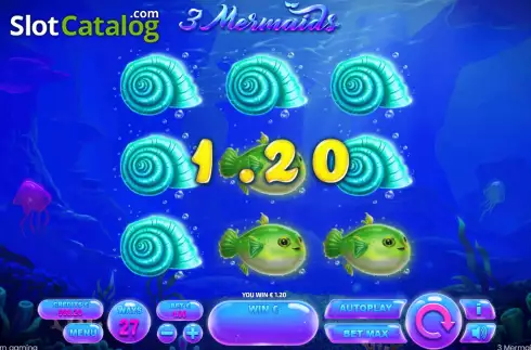 Οθόνη4. 3 Mermaids Κουλοχέρης 