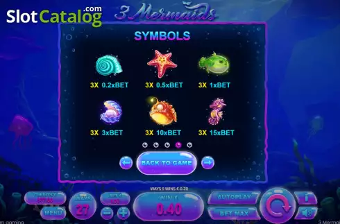 Οθόνη8. 3 Mermaids Κουλοχέρης 