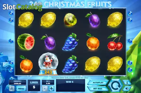 Οθόνη2. 243 Christmas Fruits Κουλοχέρης