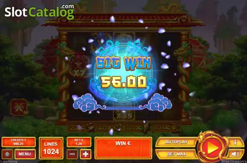Οθόνη6. Wild Dragon's Fortune Κουλοχέρης
