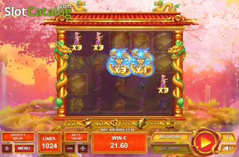 Οθόνη9. Wild Dragon's Fortune Κουλοχέρης
