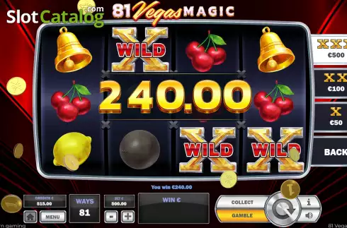 Οθόνη9. 81 Vegas Magic Κουλοχέρης