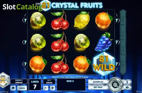 Οθόνη2. 81 Crystal Fruits Κουλοχέρης