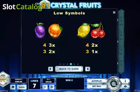 Οθόνη9. 81 Crystal Fruits Κουλοχέρης