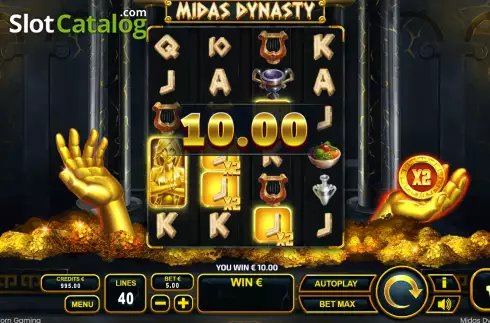 Οθόνη3. Midas Dynasty Κουλοχέρης