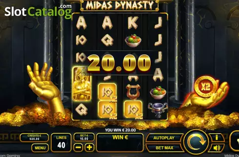 Οθόνη4. Midas Dynasty Κουλοχέρης