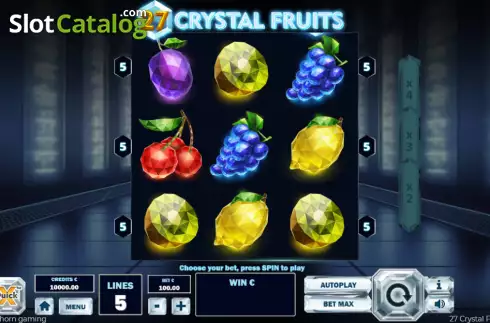 Οθόνη2. 27 Crystal Fruits Κουλοχέρης 