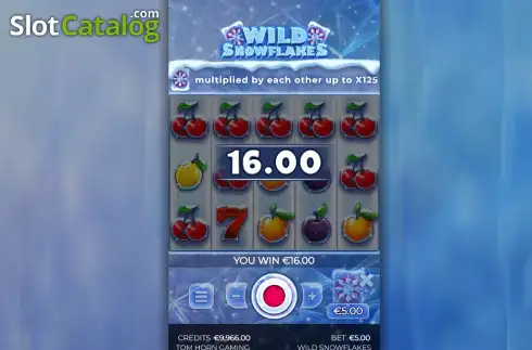 Οθόνη3. Wild Snowflakes Κουλοχέρης