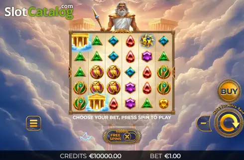 Οθόνη2. Reborn of Zeus 3000 Κουλοχέρης