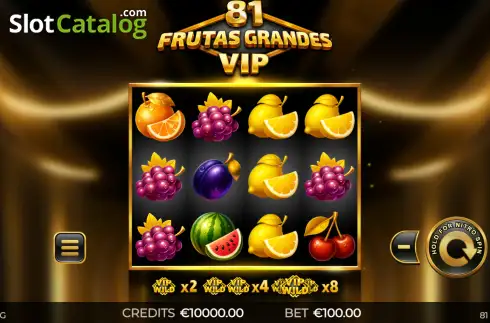 Οθόνη2. 81 Frutas Grandes VIP Κουλοχέρης