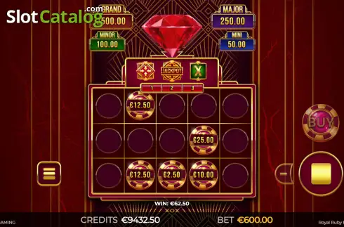 Οθόνη3. Royal Ruby FeatureStorm Κουλοχέρης