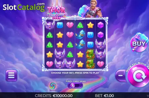 Οθόνη2. Thor Candy Storm 3000 Κουλοχέρης 