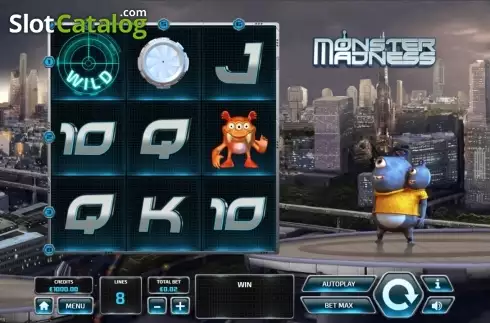 Οθόνη4. Monster Madness Κουλοχέρης 
