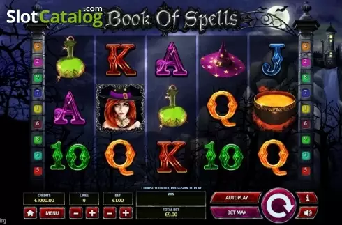 Οθόνη2. Book of Spells (Tom Horn Gaming) Κουλοχέρης
