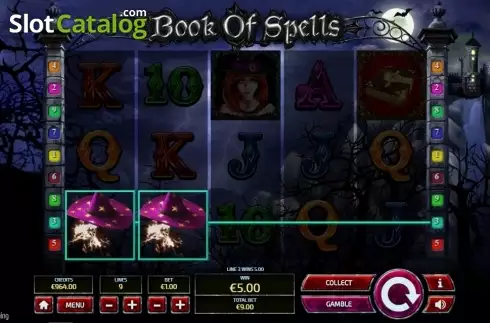 Οθόνη3. Book of Spells (Tom Horn Gaming) Κουλοχέρης