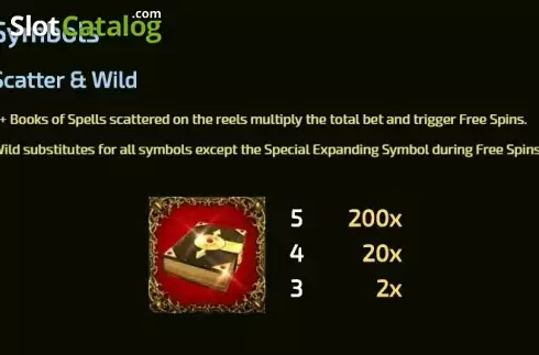 Οθόνη6. Book of Spells (Tom Horn Gaming) Κουλοχέρης