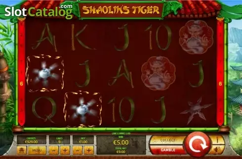 Οθόνη4. Shaolin Tiger Κουλοχέρης