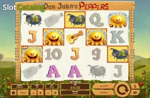 Οθόνη4. Don Juan's Peppers (Tom Horn Gaming) Κουλοχέρης