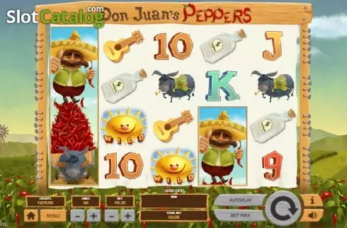 Οθόνη6. Don Juan's Peppers (Tom Horn Gaming) Κουλοχέρης