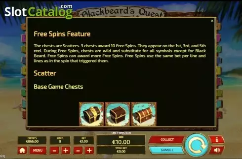 Οθόνη6. Blackbeard's Quest Κουλοχέρης