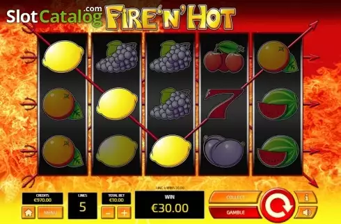 Οθόνη3. Fire'n'Hot Κουλοχέρης