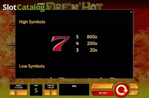 Οθόνη8. Fire'n'Hot Κουλοχέρης