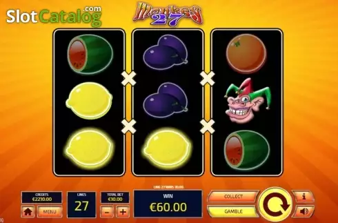 Οθόνη4. Monkey 27 Κουλοχέρης
