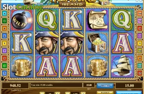 Οθόνη2. Treasure Island (Tom Horn Gaming) Κουλοχέρης 