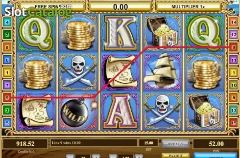 Οθόνη8. Treasure Island (Tom Horn Gaming) Κουλοχέρης 