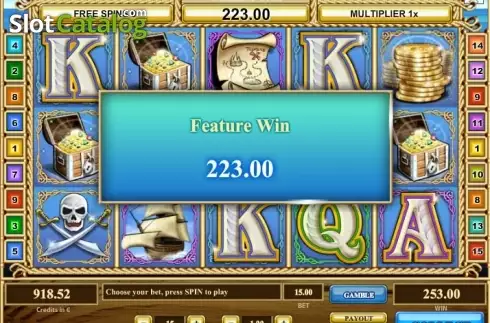Οθόνη9. Treasure Island (Tom Horn Gaming) Κουλοχέρης 