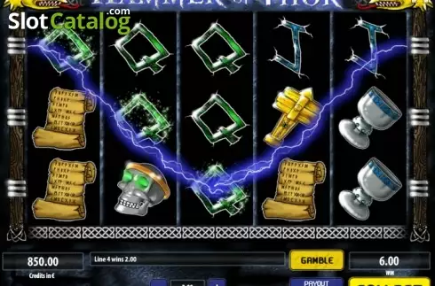 Οθόνη3. Hammer Of Thor (Tom Horn Gaming) Κουλοχέρης