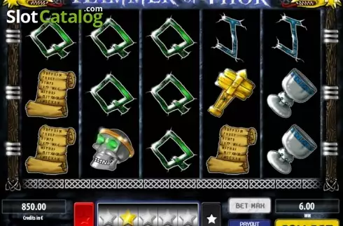 Οθόνη5. Hammer Of Thor (Tom Horn Gaming) Κουλοχέρης
