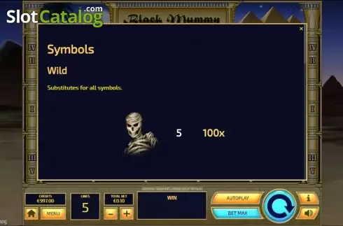Οθόνη7. Black Mummy Κουλοχέρης 