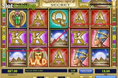 Οθόνη4. Cleopatra's Secret Κουλοχέρης