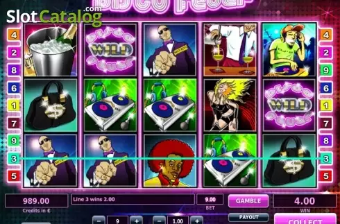 Οθόνη3. Disco Fever (Tom Horn Gaming) Κουλοχέρης