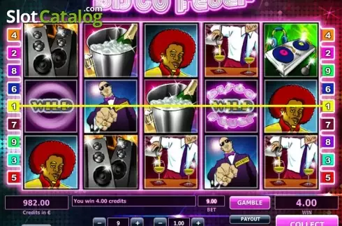 Οθόνη4. Disco Fever (Tom Horn Gaming) Κουλοχέρης