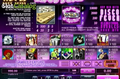 Οθόνη6. Disco Fever (Tom Horn Gaming) Κουλοχέρης