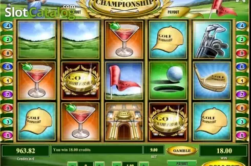 Οθόνη5. Golf Championship Κουλοχέρης