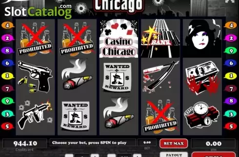 Οθόνη2. Chicago (Tom Horn Gaming) Κουλοχέρης