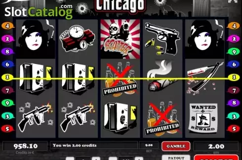 Οθόνη3. Chicago (Tom Horn Gaming) Κουλοχέρης