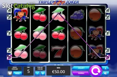 Οθόνη3. Triple Joker (Tom Horn Gaming) Κουλοχέρης