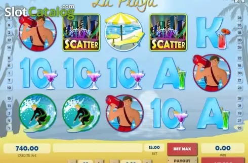 Οθόνη2. La Playa (Tom Horn Gaming) Κουλοχέρης