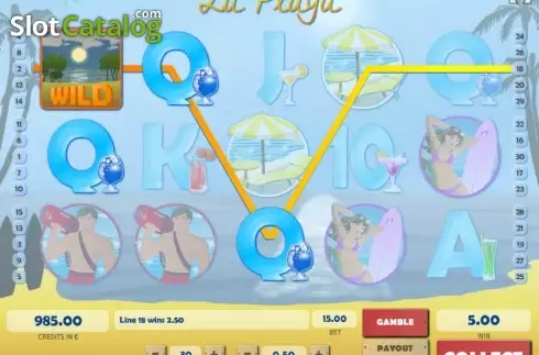 Οθόνη4. La Playa (Tom Horn Gaming) Κουλοχέρης
