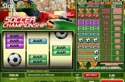 Οθόνη2. Soccer Championship Κουλοχέρης